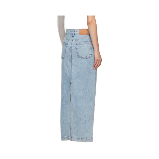 Non-Elastic Denim Skirt