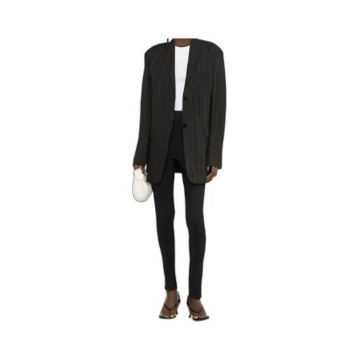 High Waisted Back Slit Casual Pants