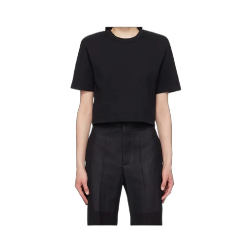 Crew Neck Cropped T-Shirt