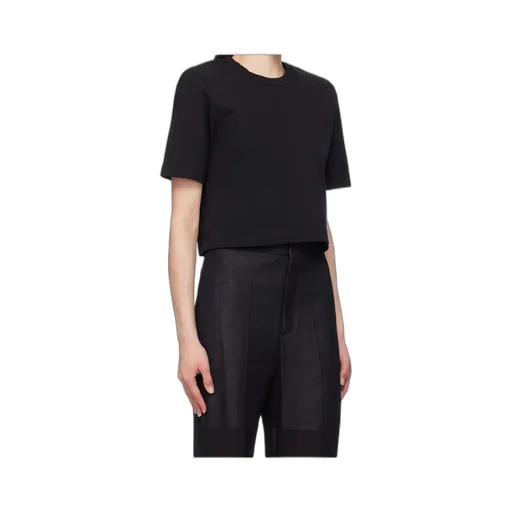 Crew Neck Cropped T-Shirt
