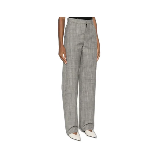 Print Straight-Leg Trousers
