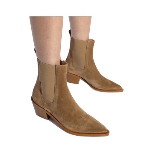 Gianvito Rossi Wylie Pointed Toe Ankle Boots