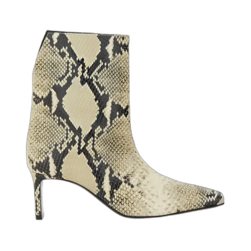 Khaite Embossed Pointed Toe Boots