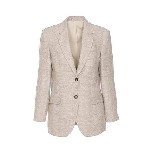 Brunello Cucinelli Single-Breasted Tailored Blazer