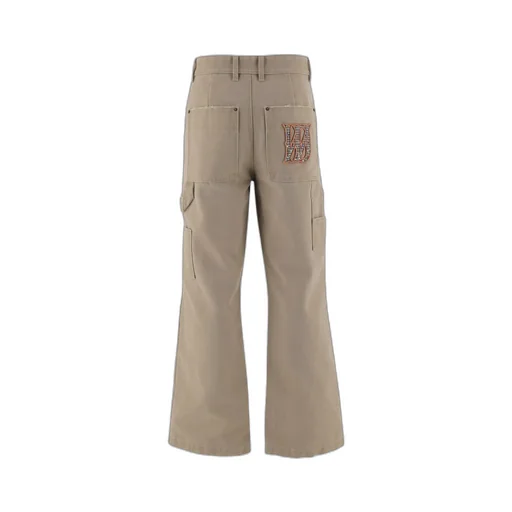 We11Done Logo Patch Pants