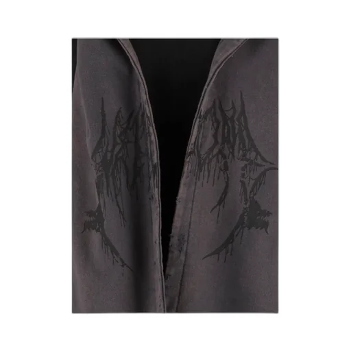 We11Done Distressed Muffler Hoodie
