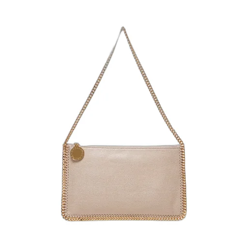 Stella Mccartney Falabella Logo Charmed Shoulder Bag