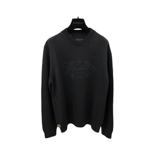Givenchy Logo Embroidered Knit Sweater