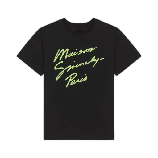 Givenchy Slogan Embroidered Crewneck T-Shirt