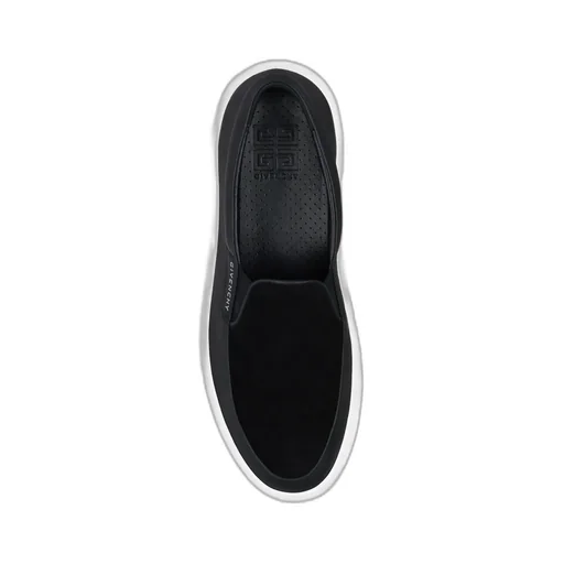G Set Sneakers In Leather And Perforated Suede