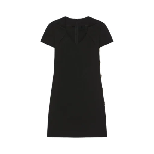 Givenchy V-Neck Short-Sleeved Mini Dress