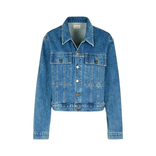 Khaite Saunder Buttoned Denim Jacket