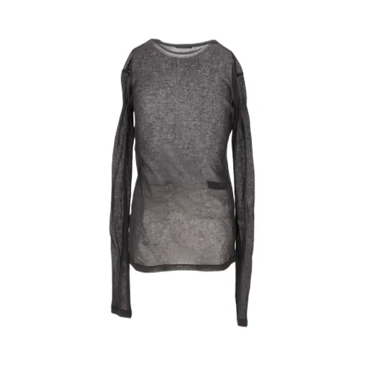 Ann Demeulemeester Fiene Printed Long-Sleeved T-Shirt