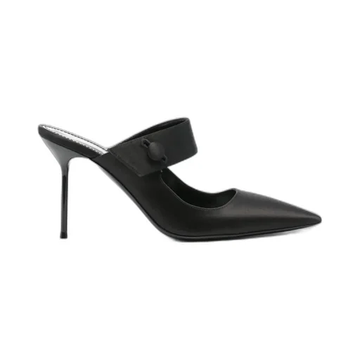 90Mm Satin Mules