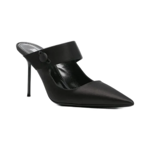 90Mm Satin Mules