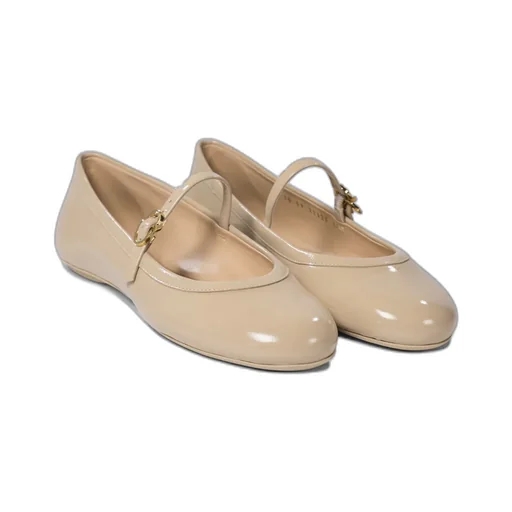 Round-Head Flat Shoes