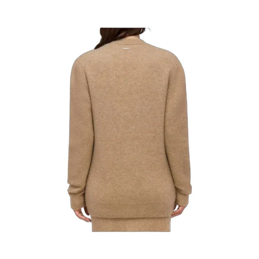Ferragamo Plunging V-Neck Knitted Cardigan
