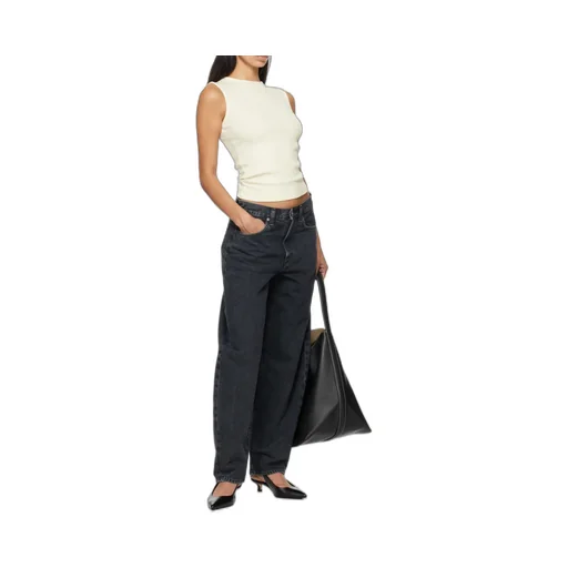 Agolde Binx Sleeveless Ribbed Tank Top