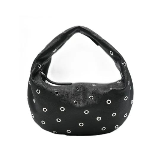 Khaite Medium Olivia Eyelet Detailed Hobo Bag