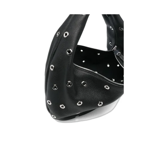 Khaite Medium Olivia Eyelet Detailed Hobo Bag