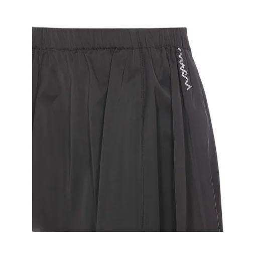 Marni Logo Embroidered High Waist Skirt