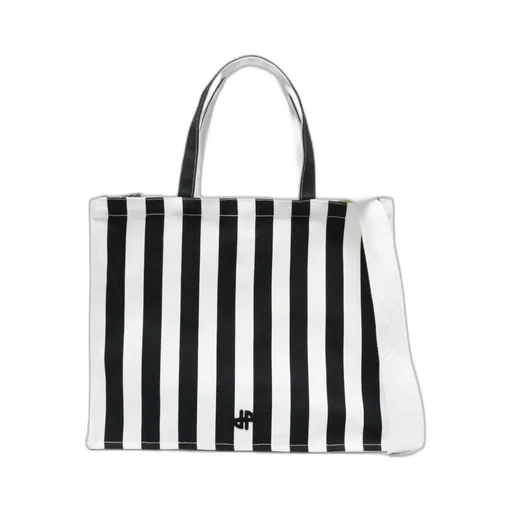 Large Jp Striped Tote Bag