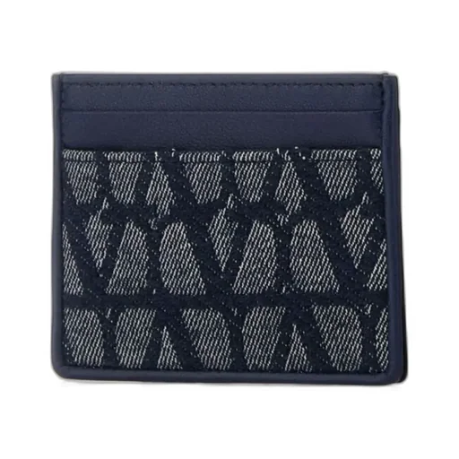 Valentino Logo Printed Card Case