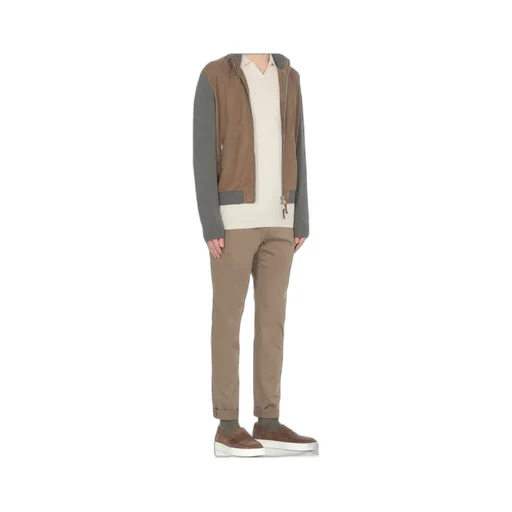 Mid-Rise Straight-Leg Trousers