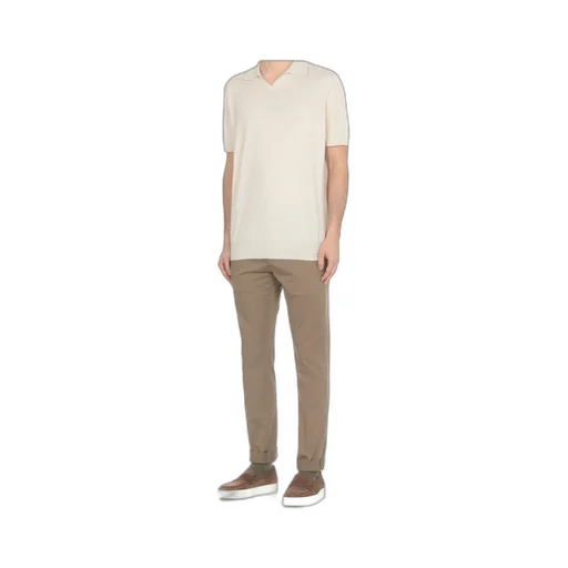 Mid-Rise Straight-Leg Trousers