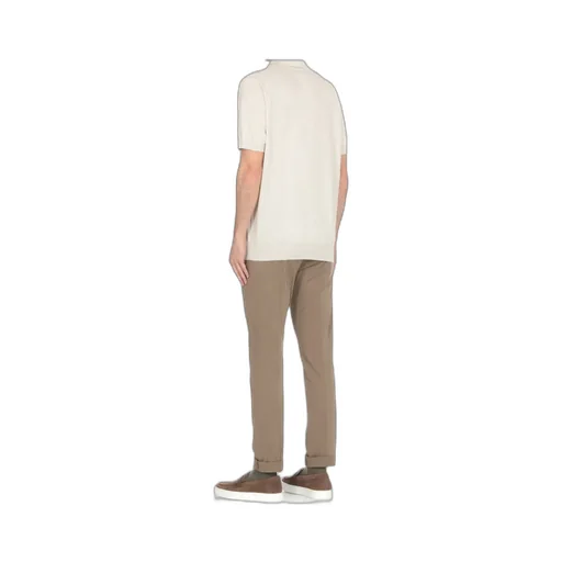 Mid-Rise Straight-Leg Trousers