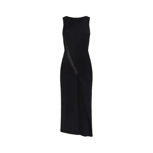 Mm6 Maison Margiela Sleeveless Asymmetric Midi Dress