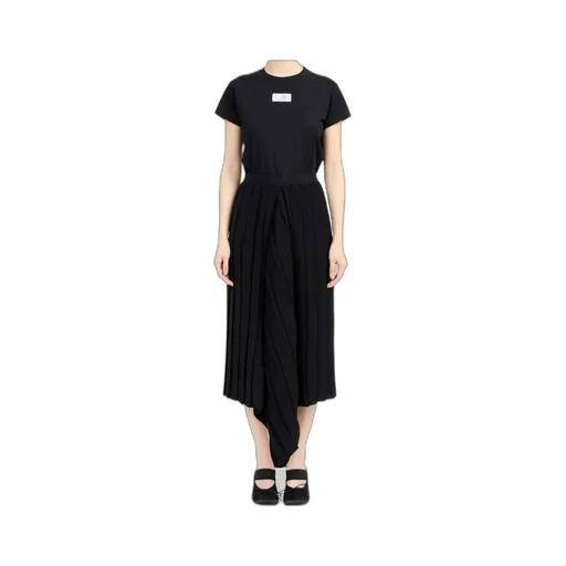 Mm6 Maison Margiela Pleated Pencil Skirt
