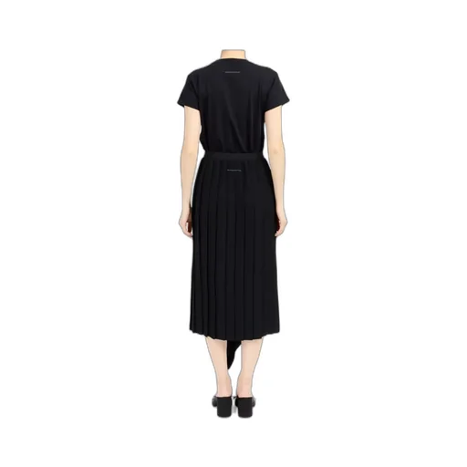 Mm6 Maison Margiela Pleated Pencil Skirt