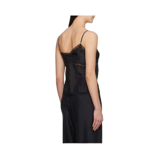 Mm6 Maison Margiela Lace-Detailed Top
