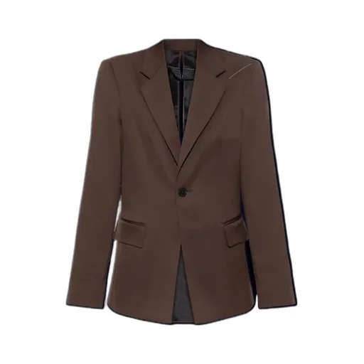 Mm6 Maison Margiela Cut-Out Detailed Buttoned Blazer