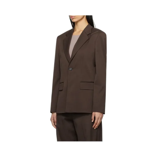 Mm6 Maison Margiela Cut-Out Detailed Buttoned Blazer