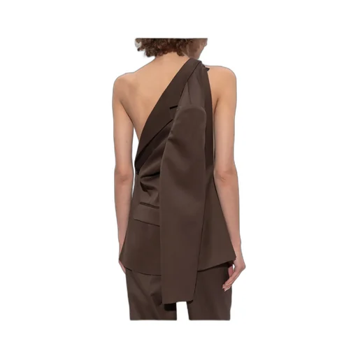 Mm6 Maison Margiela Cut-Out Detailed Buttoned Blazer