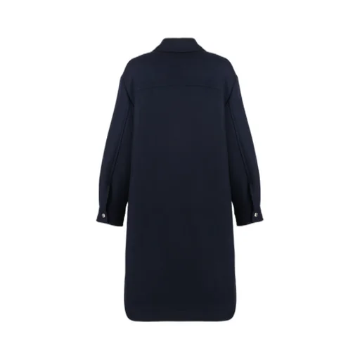 Maison Kitsuné Logo Patch Single-Breasted Coat