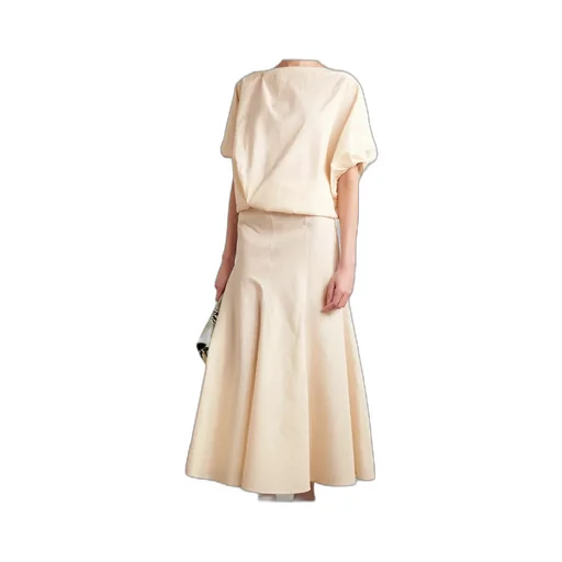 Khaite Niles Cap-Sleeved Top