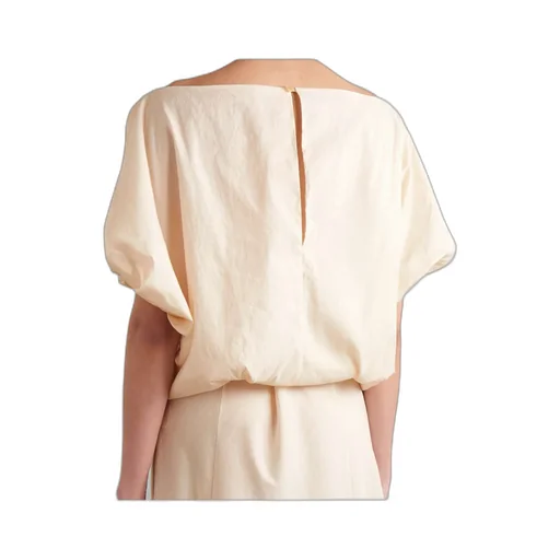 Khaite Niles Cap-Sleeved Top