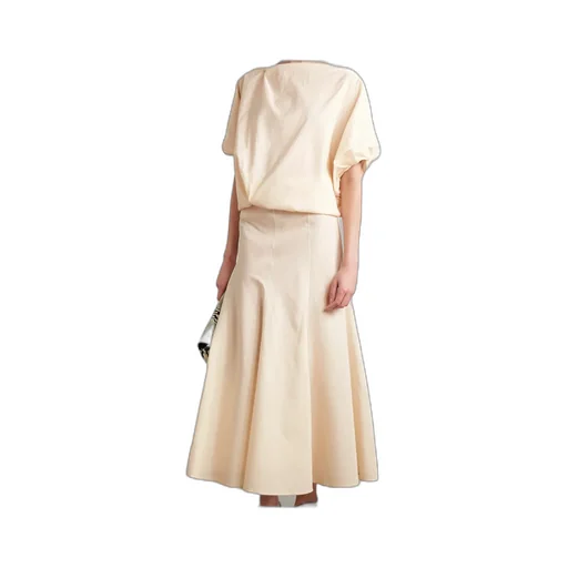 Khaite Lenno Midi Skirt
