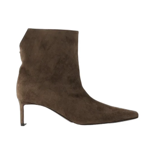 Khaite Ona Pointed Toe Ankle Boots
