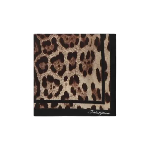 Dolce & Gabbana Leopard-Printed Scarf
