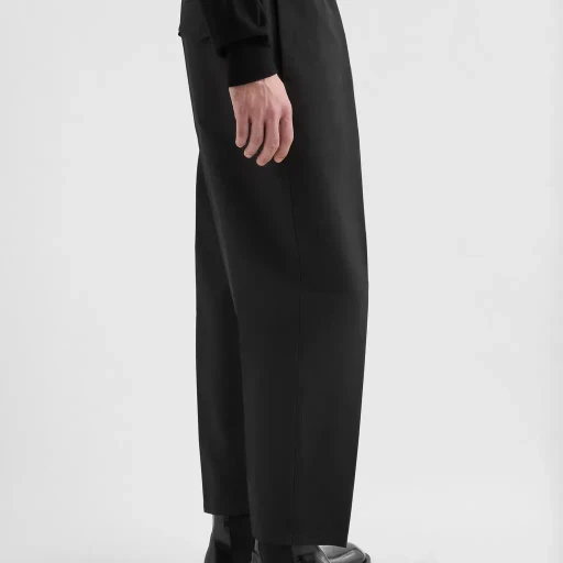 Lightweight Cotton Tapered Trousers