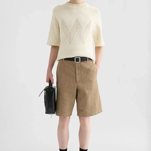Lightweight Denim Shorts