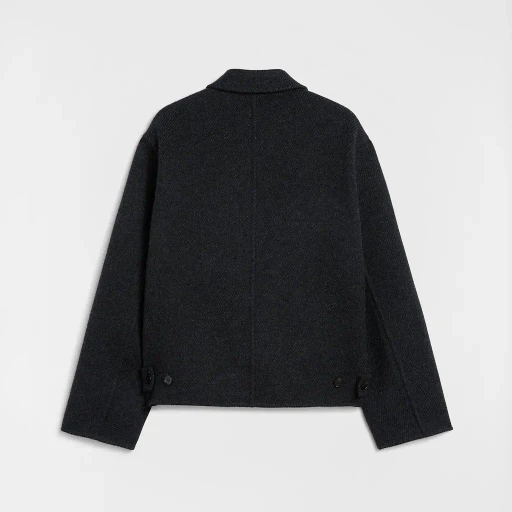 Lightweight Textured Wool Blouson