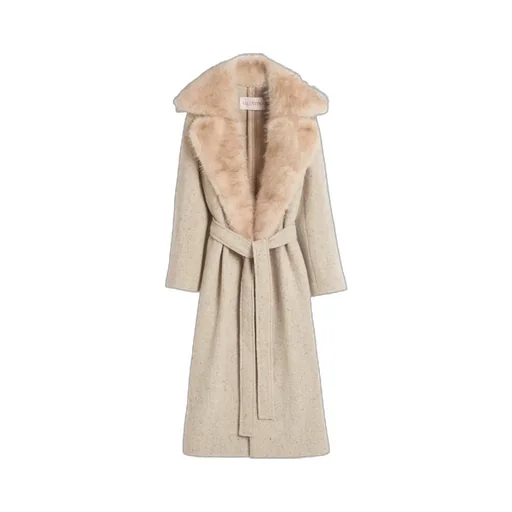 Valentino	Open Front Belted Coat