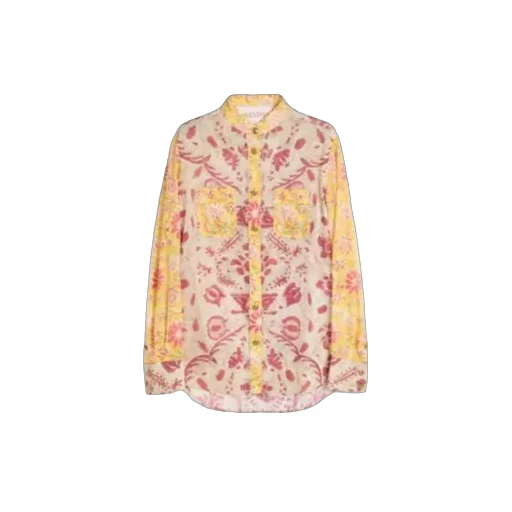 Shirt In Mussola Paisley Speculare Voyage Imaginaire