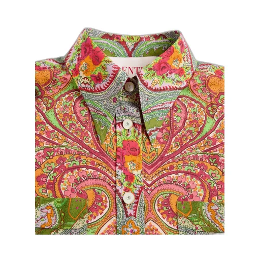 Valentino All-Over Patterned Button-Up Shirt