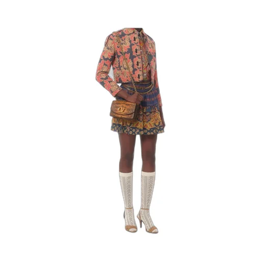 Valentino All-Over Patterned Button-Up Shirt